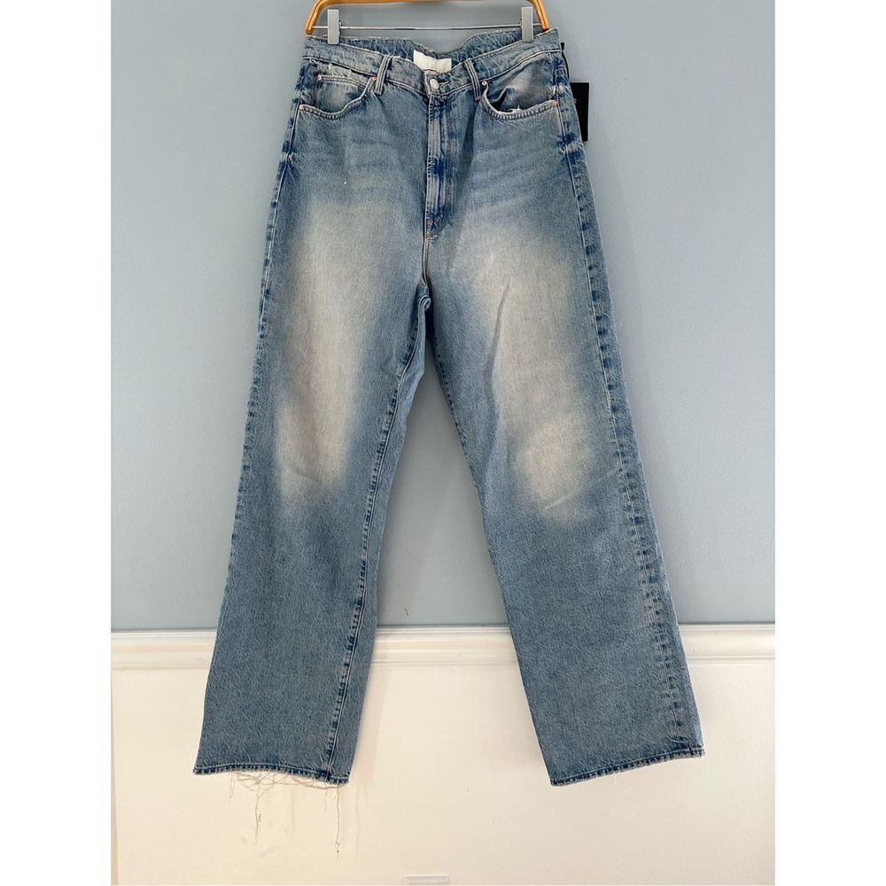 MOTHER Denim High Waisted Tunnel Vision Sneak Jeans The Other Side Size 31 - Picture 4 of 8
